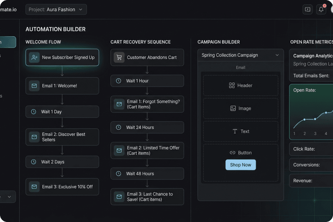 Email & CRM Agent: Automates Every Email From Welcome to Win-Back